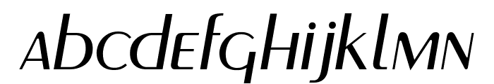 MontereyFLF-Italic Font LOWERCASE
