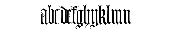 Monumental Gothic Demo Font LOWERCASE