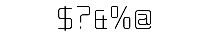 Moondog Zero Font OTHER CHARS