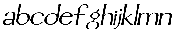 Mordred Italic Font LOWERCASE