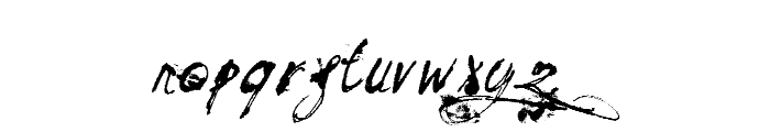 Mosquito Italic Font LOWERCASE