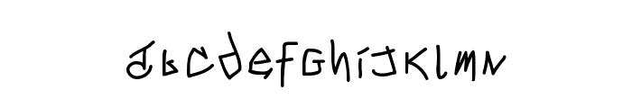 MouseGrafitty Font LOWERCASE