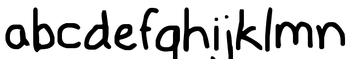 Mousedrawn Font LOWERCASE
