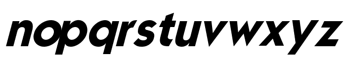 Mouser Italic Font LOWERCASE