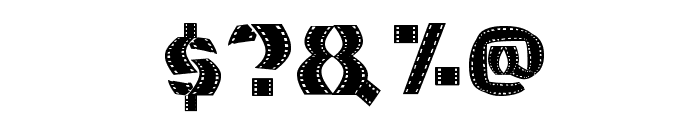 Movie Filmstrip Font OTHER CHARS