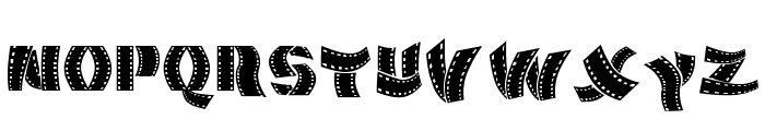 Movie Filmstrip Font UPPERCASE