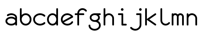 monofur Font LOWERCASE