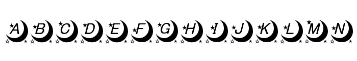 moon font Font UPPERCASE
