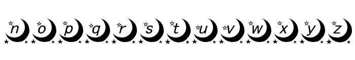 moon font Font LOWERCASE