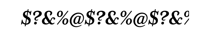 Mrs Eaves XL Serif Bold Italic OT Font OTHER CHARS