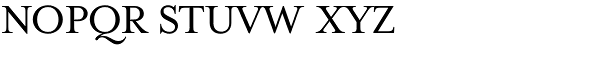 Mrs Eaves XL Serif Reg Font UPPERCASE