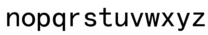 MS Gothic Font LOWERCASE