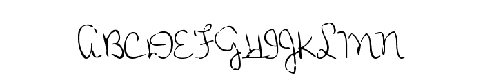 MTF Loli's Handwriting Font UPPERCASE