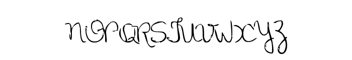 MTF Loli's Handwriting Font UPPERCASE