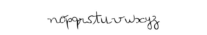 MTF Loli's Handwriting Font LOWERCASE
