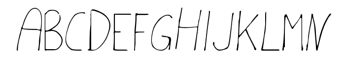 MTF akhn Font UPPERCASE