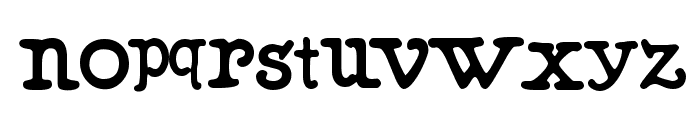 Muffy Font LOWERCASE
