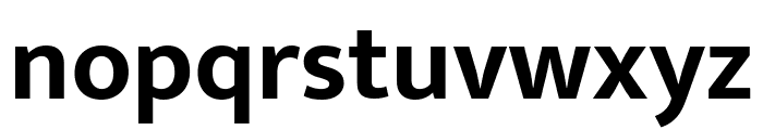 Mukta Bold Font LOWERCASE