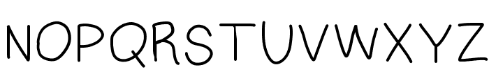 Multilingual Hand Font UPPERCASE