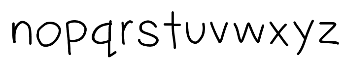Multilingual Hand Font LOWERCASE