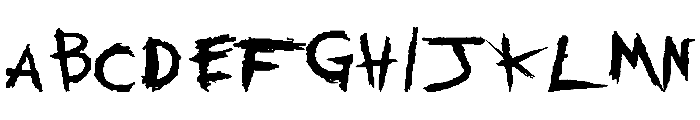My Chemical Romance Font LOWERCASE