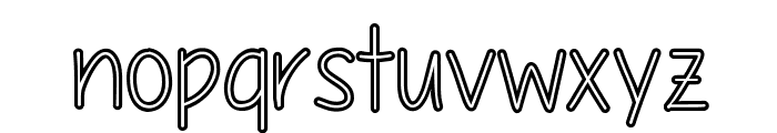 My First Crush Font LOWERCASE