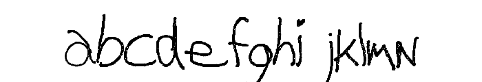 My Left Font Font LOWERCASE