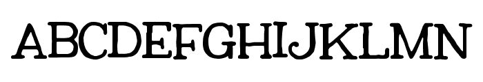 My Own Topher Font UPPERCASE