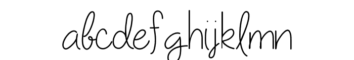 My Silly Willy Girl Font LOWERCASE