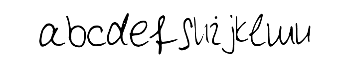 MyfirstHandwriting Font LOWERCASE