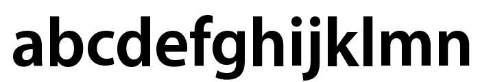 Myriad Apple Bold Font LOWERCASE