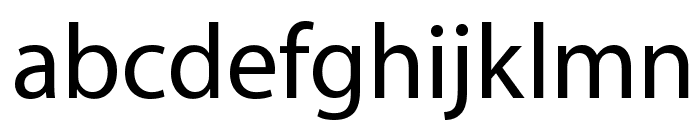 Myriad Apple Medium Font LOWERCASE