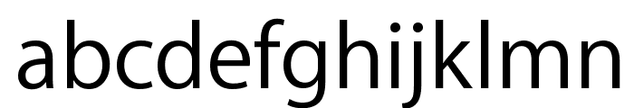 Myriad Apple Text Font LOWERCASE