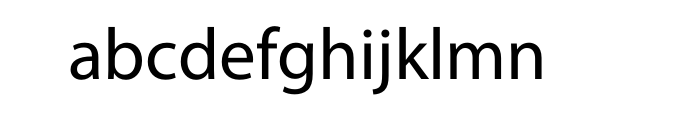 Myriad Pro Font LOWERCASE