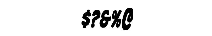 Mystery Mobile Condensed Italic Font OTHER CHARS