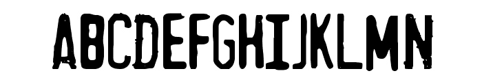 MythBusters Font UPPERCASE