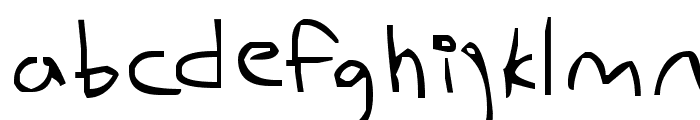 my derp handwriting Font LOWERCASE