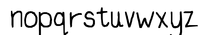 my font isnt funky enough Font LOWERCASE
