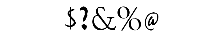 NATURAL WRITING Font OTHER CHARS