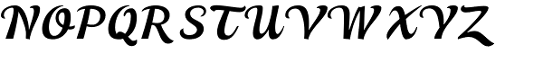 Nabu Expanded Regular Font UPPERCASE