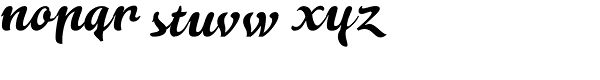Nabu Expanded Regular Font LOWERCASE