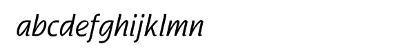Nadianne™ Medium Condensed Font LOWERCASE