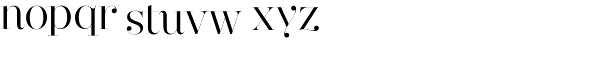 Narziss Drops Font LOWERCASE