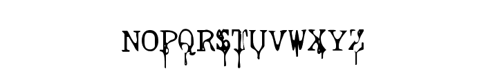 Nasal Drip Font UPPERCASE
