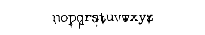 Nasal Drip Font LOWERCASE