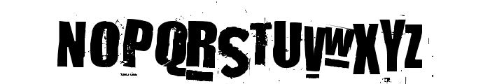 NastyMSG2 Font LOWERCASE