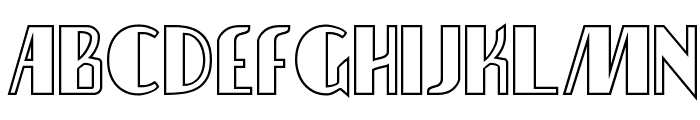 Nathan Brazil Shadow Regular Font LOWERCASE