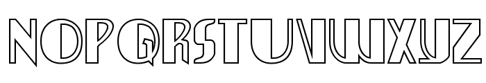 Nathan Brazil Shadow Regular Font LOWERCASE