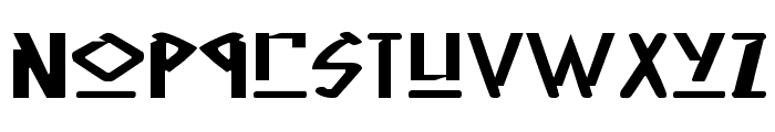Native Alien Extended Font LOWERCASE