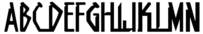 Native Alien Font UPPERCASE